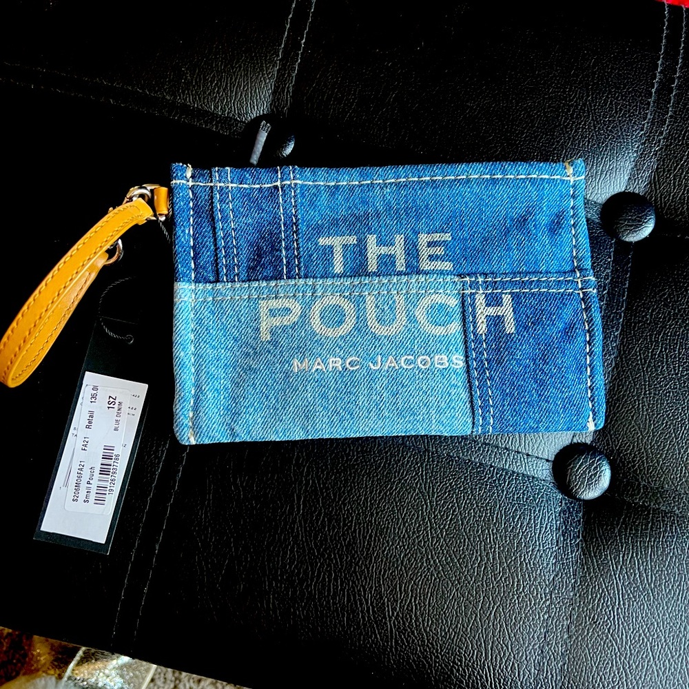 The Denim Pouch By Marc Jacobs